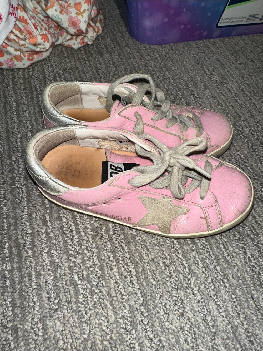 Girls Golden Goose Pink Shoes